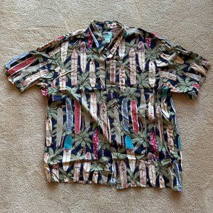 Reyn Spooner Hawaiian Camp Shirt - Surfboards
